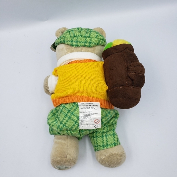 Starbucks Bearista 2006 Golfing Bear Stuffed Animal Stuffy - Picture 6 of 11